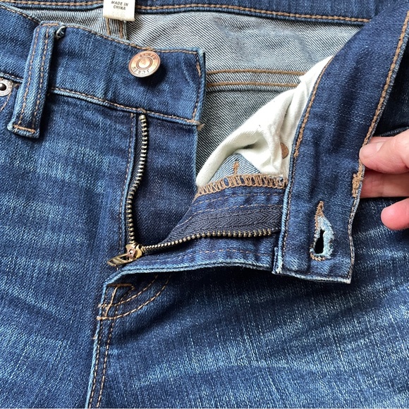 J. Crew Blue Toothpick Skinny Jeans Sz 25 - Picture 4 of 9